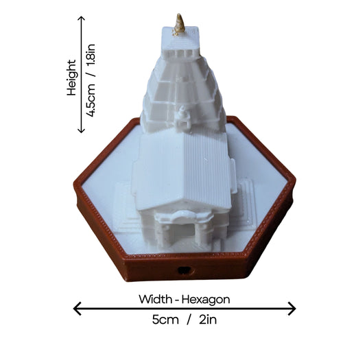 Kedarnath Miniature - 50mm Temple