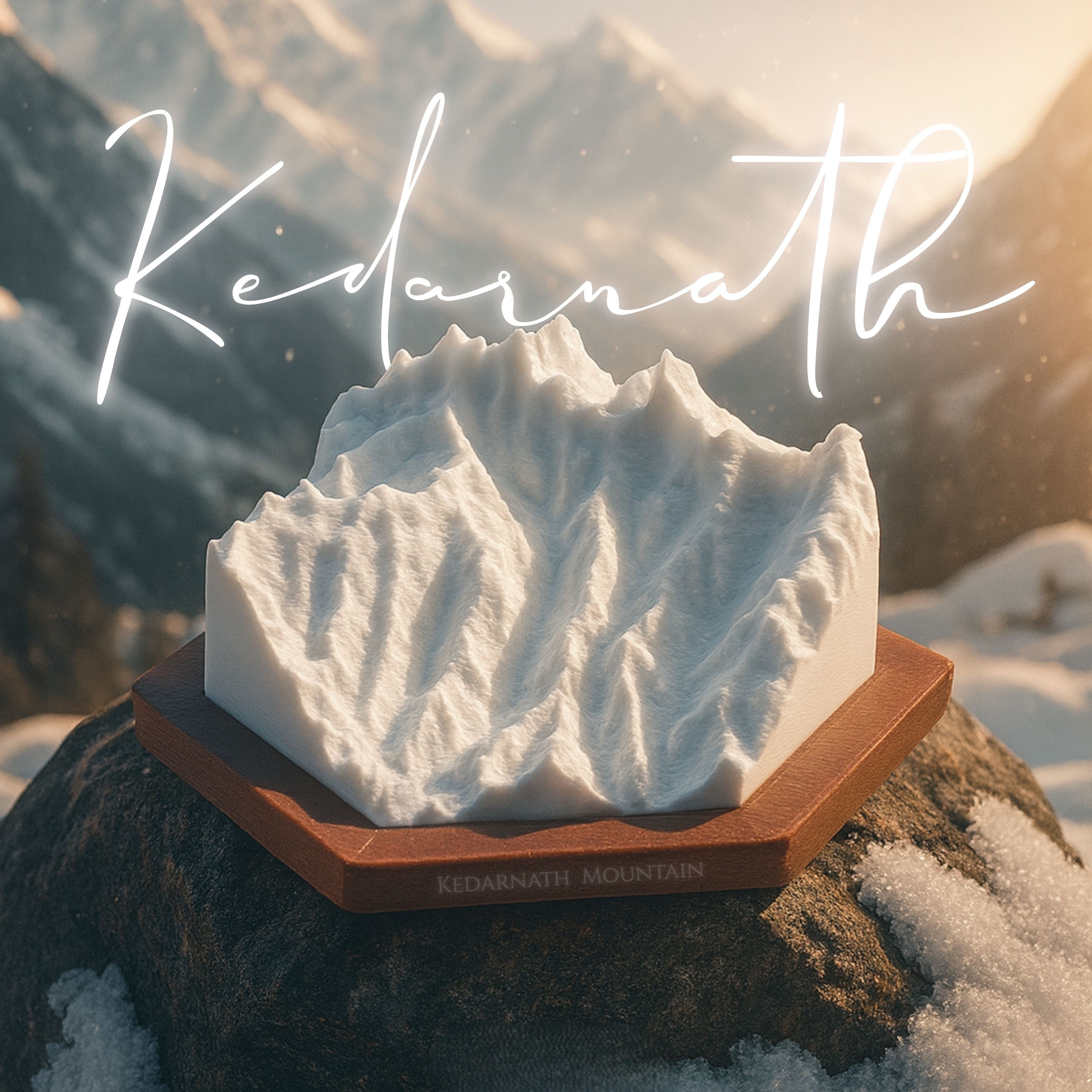 Kedarnath Himalayan Terrain – Sacred Mountain Miniature