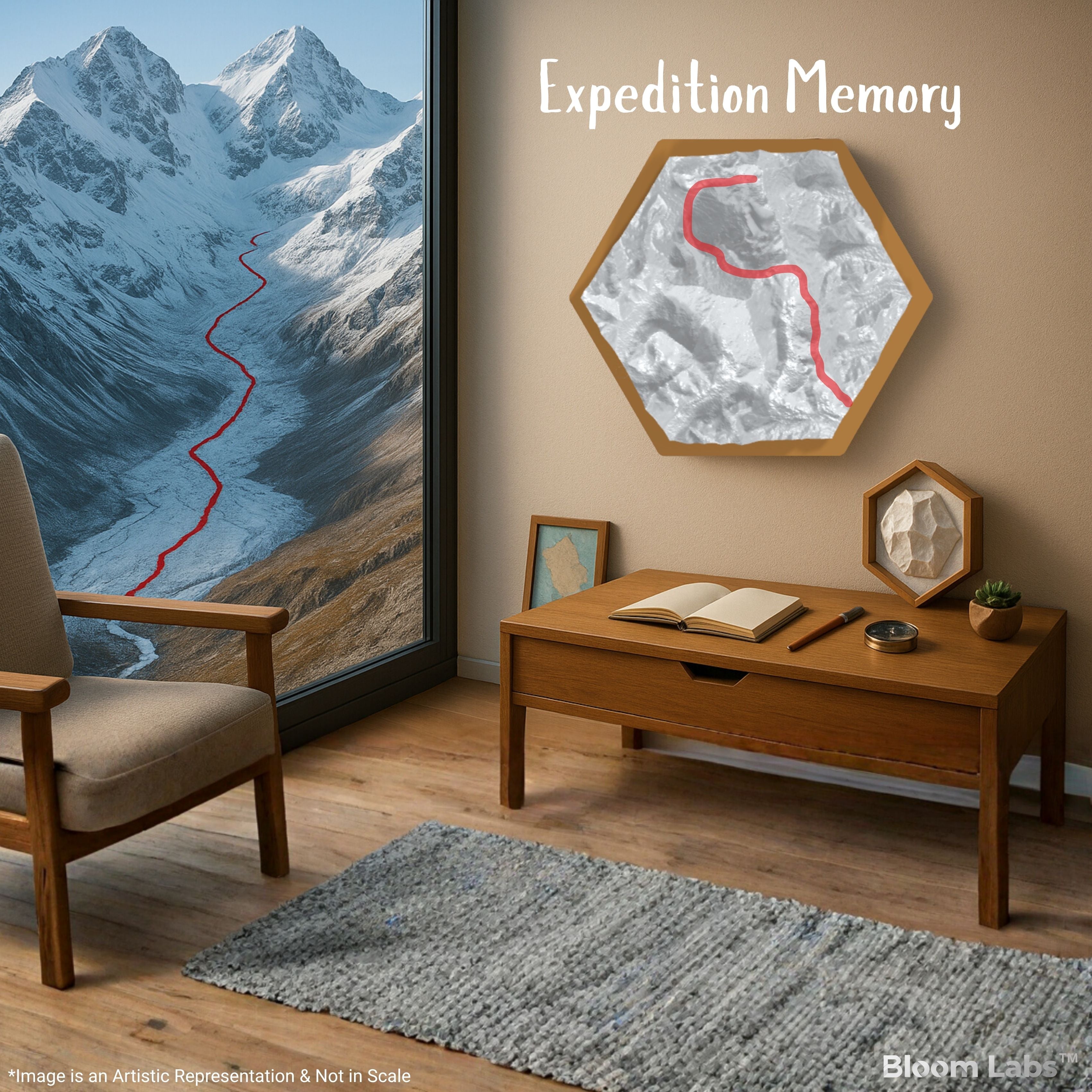 Kedarnath Himalayan Terrain – Sacred Mountain Miniature