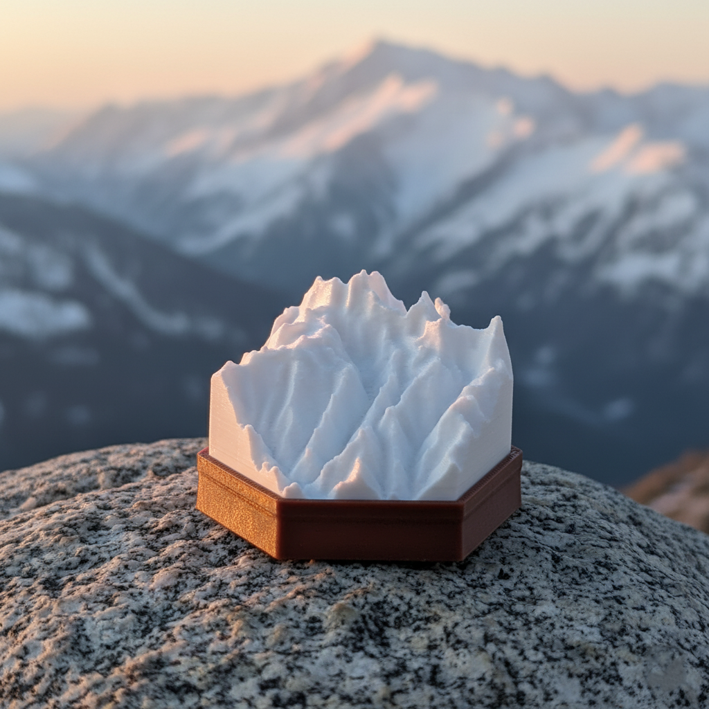 Kedarnath Himalayan Terrain – Sacred Mountain Miniature