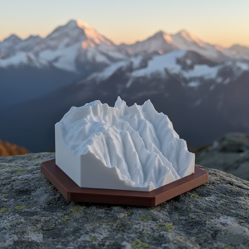 Kedarnath Himalayan Terrain – Sacred Mountain Miniature