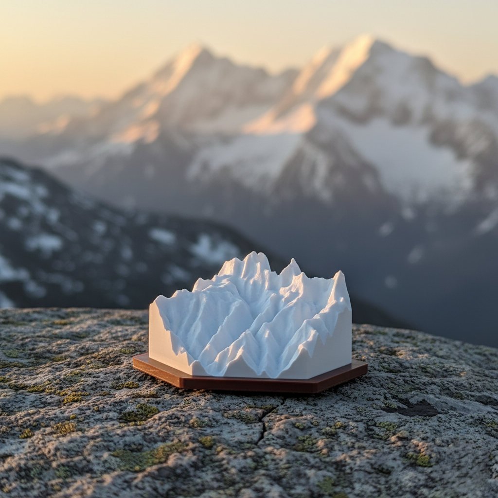 Kedarnath Himalayan Terrain – Sacred Mountain Miniature